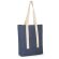 Bolso corporativo denim reciclado 300g/m² cremallera azul casual