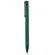Bolígrafo Clint de aluminio reciclado con acabado de goma Verde oscuro
