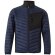Chaqueta acolchada raijin con tejido elástico en contraste Azul