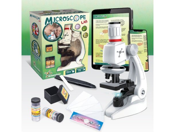 Microscopio educativo microscope con accesorios científicos Multicolor detalle 3