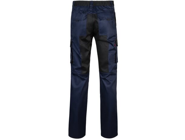 Pantalón sarga multibolsillos bicolor njord slim fit Azul detalle 16