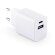Adaptador de corriente Wegener con usb-c y usb-a