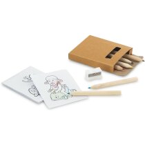 Estuche infantil para colorear