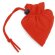 Bolsa sencilla plegable poliéster 190t rojo personalizada