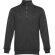 Sudadera Budapest unisex con cremallera y cinturilla canalé Antracita matizado detalle 8