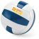 Pelota de voleibol nanga en pvc tamaño 5 rayas azules y blancas Azul detalle 2