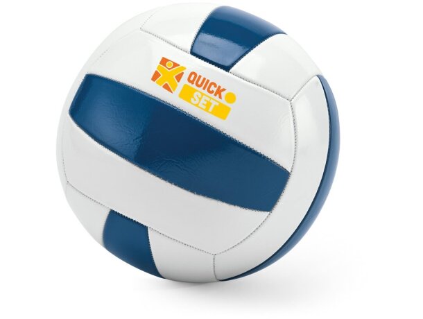 Pelota de voleibol nanga en pvc tamaño 5 rayas azules y blancas Azul detalle 2