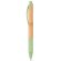 Bolígrafo de bambú  KUMA verde claro