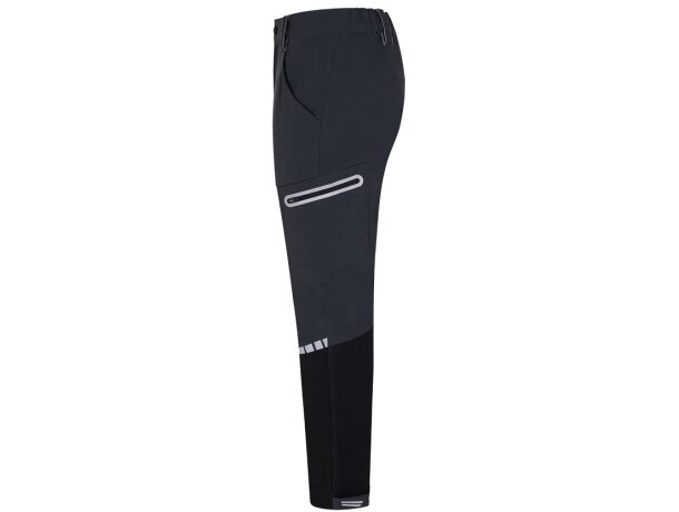 Pantalón VL Selene de nailon reciclado con detalles reflectantes Gris detalle 12