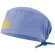 Gorro sanitario Enlil de sarga transpirable con ajuste elástico Azul pastel detalle 2