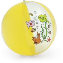 Balón hinchable infantil con dibujos personalizado amarillo Balón hinchable infantil con dibujos personalizado amarillo