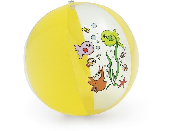 Balón hinchable infantil con dibujos personalizado amarillo Balón hinchable infantil con dibujos personalizado amarillo