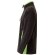 Chaqueta polar bicolor Geras con cinco bolsillos y cremallera Negro/Verde detalle 10