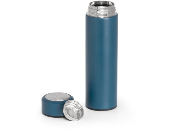 Botella termo. azul