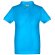 Polo Adam Kids de algodón para niños con cuello canalé Azul aqua detalle 4