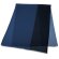 Bufanda azul viscosa poliéster rectangular suave
