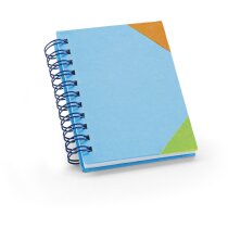 Libreta infantil de colores personalizada azul claro Libreta infantil de colores personalizada azul claro