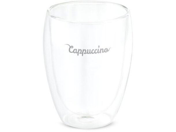 Juego Machiato de 2 tazas 350 mL transparente