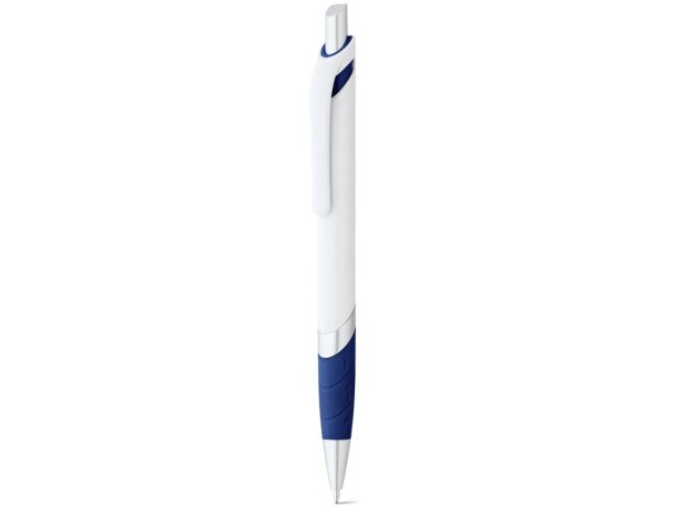 Bolígrafo con antideslizante MOLLA. Azul detalle 6
