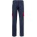 Pantalón elástico bicolor fides con seis bolsillos funcionales Azul marino/Rojo detalle 36