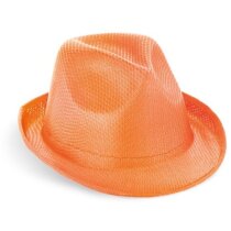 Sombrero de verano sin cinta rojo
