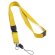 Lanyard Murray de poliéster doble amarillo