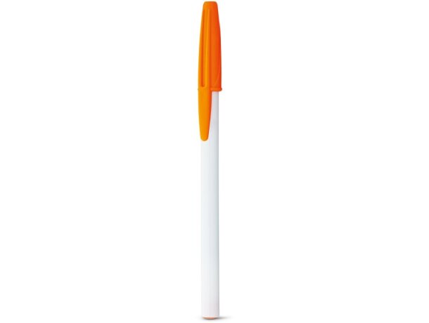 Bolígrafo Corvina ligero con tapa en color Naranja detalle 1