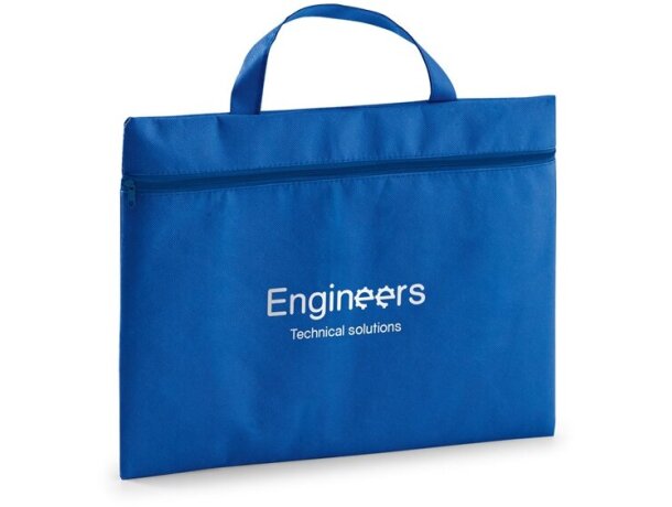 Maletín portadocumentos non woven de colores azul royal