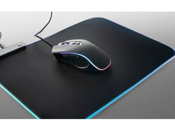 Ratón gaming Thorne RGB con cable y luces LED personalizables Negro detalle 5