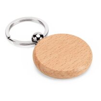 Llavero redondo madera haya Stewie Round