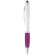 Bolígrafo con grip a color y puntero para tablet morado