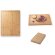 Tabla cortar bambú Marjoram 40x30 resistente cocina