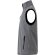 Chaleco soft shell Varuna con forro polar y cremallera invertida Gris detalle 7