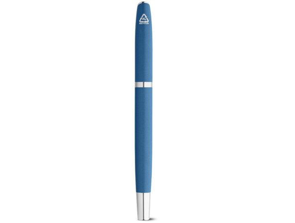 Set Re-lando roller y bolígrafo en aluminio reciclado 100% rAL Azul detalle 30