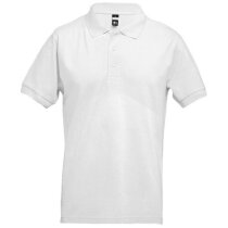 Polo Adam de algodón blanco para hombre