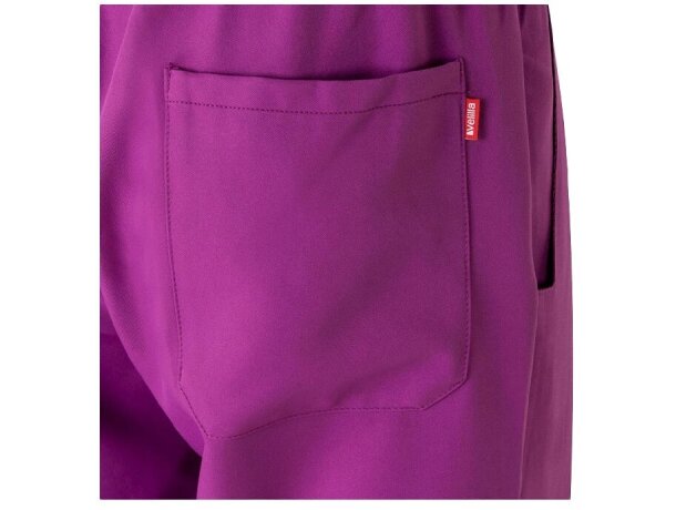 Pantalon freyr microfibra repelente a líquidos unisex sanitario Rosa oscuro detalle 37