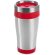 Vaso térmico de viaje personalizado rojo
