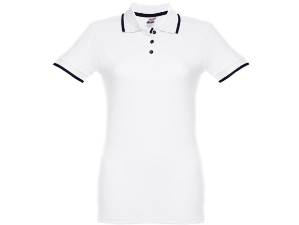Polo rome women wh de algodón piqué slim fit para mujer detalle 1