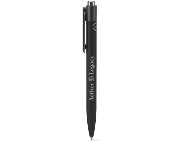 Set bolígrafos Kylie aluminio reciclado con acabado mate Negro detalle 12