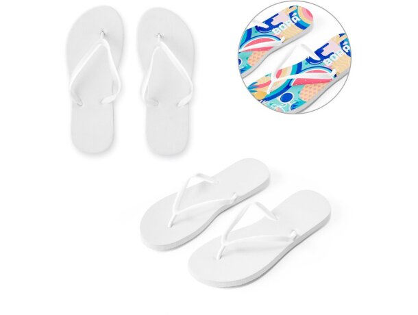 Pantuflas Bali con suela de eva sublimable talla l/xl (40-43) detalle 1