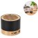 Altavoz portátil Ferdinand de aluminio reciclado y bambú detalle 1