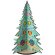 Árbol de Navidad Pinery de madera FSC plegable para colorear Natural claro detalle 9