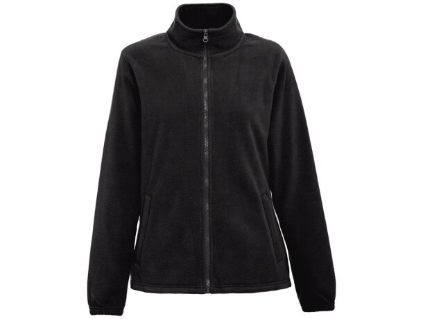 Chaqueta polar Gama Women con cremallera y bolsillos Negro detalle 14