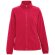 Chaqueta polar Gama Women con cremallera y bolsillos Rojo