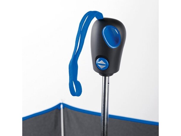 Paraguas Drizzle con apertura y cierre automático merchandising azul royal