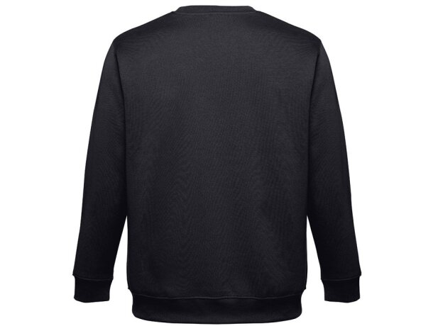 Sudadera unisex THC Delta II interior cardado gramaje 300 g/m² Negro detalle 2