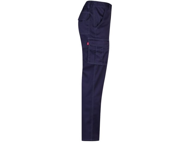 Pantalón lugh multibolsillos elástico con bolsillos de fuelle Azul detalle 45