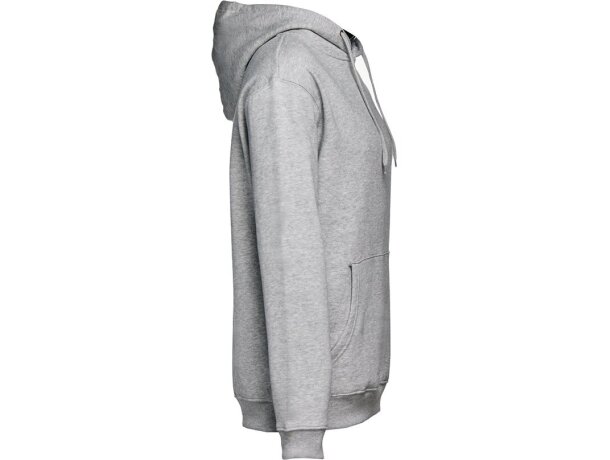 Sudadera unisex con capucha phoenix en algodón y poliéster Gris claro matizado detalle 10