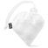 Bolsa Bolzano plegable de rPET blanco