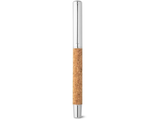 Roller Andrew de acero inoxidable reciclado con clip de corcho Natural detalle 2